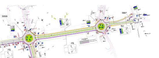  Plan d'aménagement de 2 giratoire RD113 Chambourcy