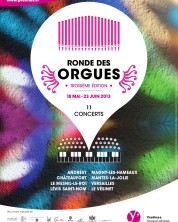 Affiche Ronde des Orgues 2013