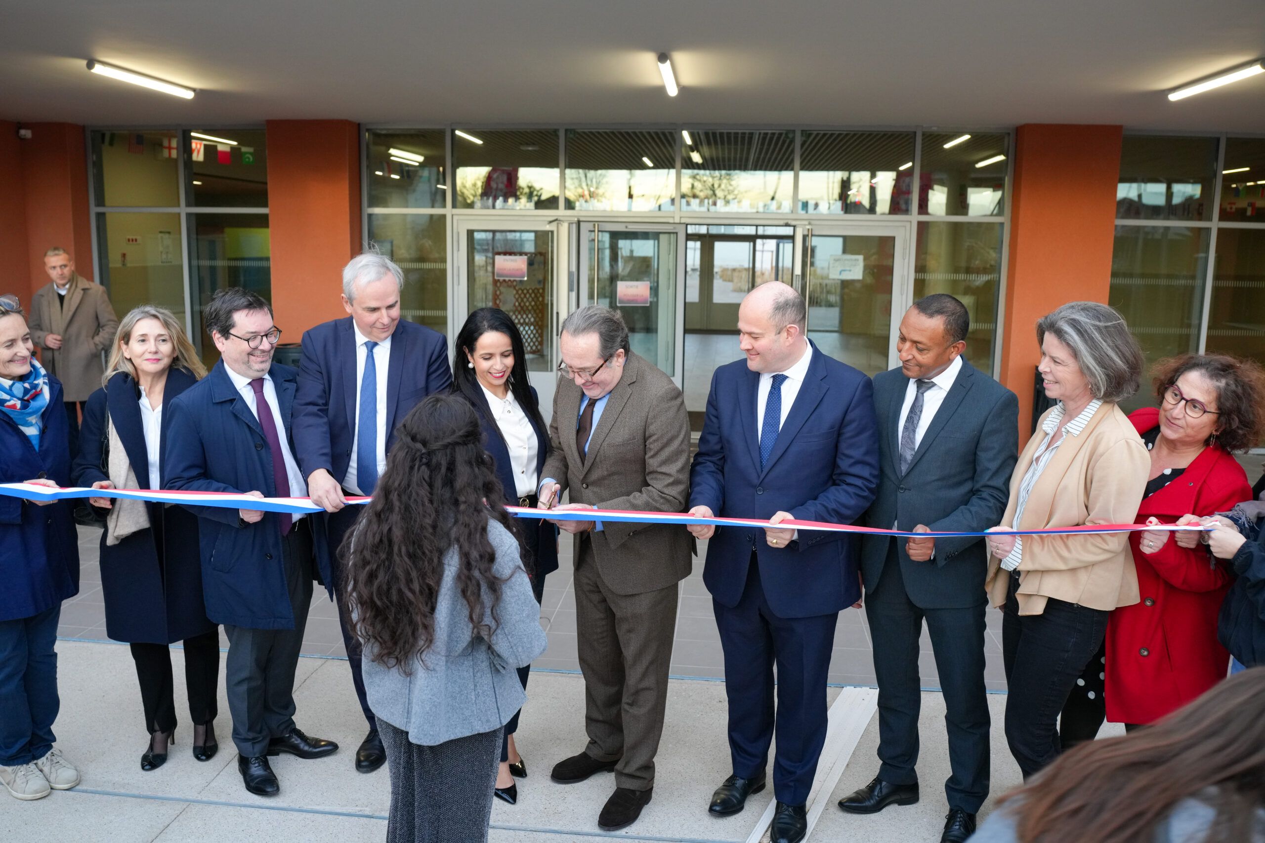 La cité scolaire Sébastienne-Guyot a été officiellement inaugurée le 8 décembre 2025 à Sartrouville. ©CD78