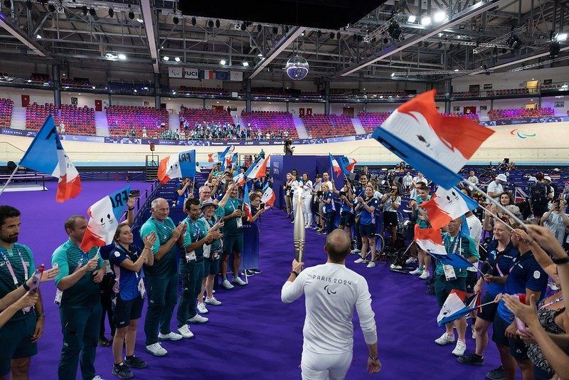 Accueil des épreuves de cyclisme sur piste aux Jeux Paralympiques de Paris 2024