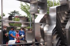 Les oeuvres d’art se dévoilent au collège © CD78/C.BRINGUIER