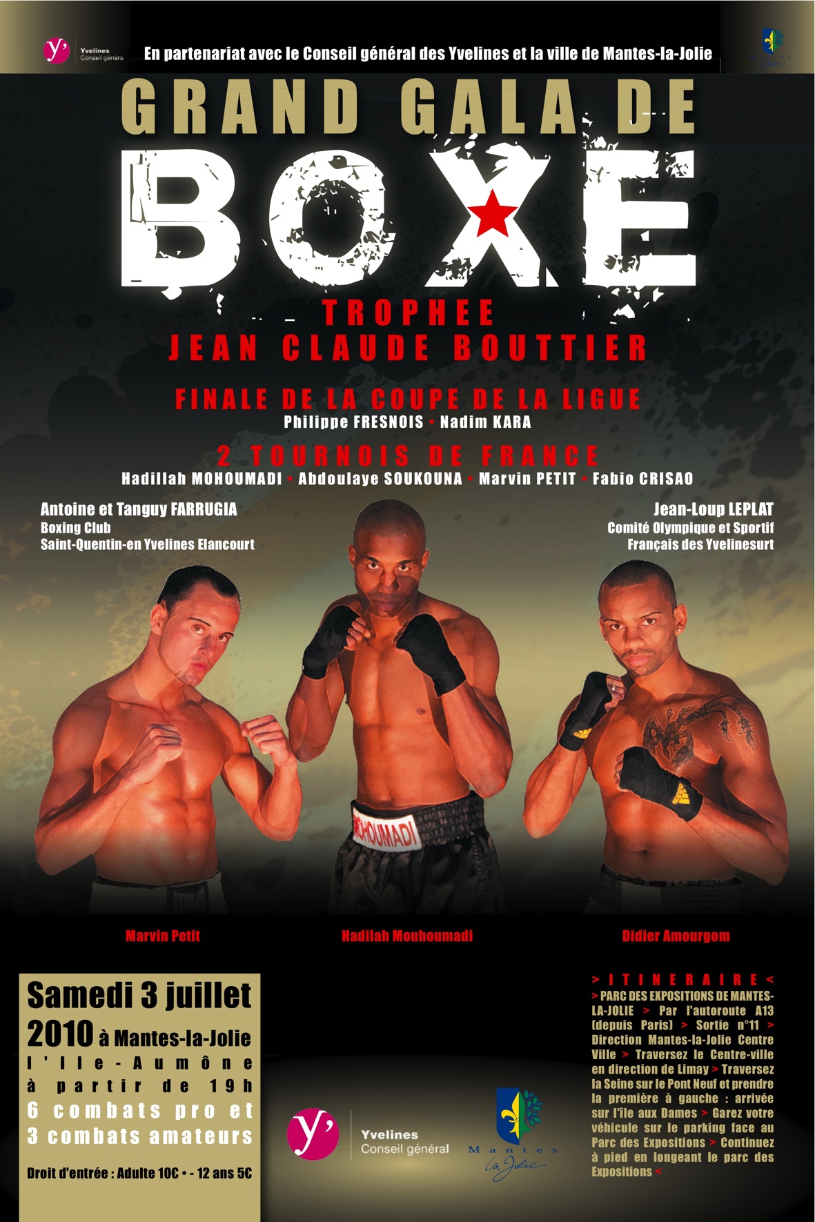 gala de boxe tours