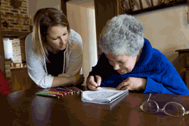 Aidant familial pour personnes âgées