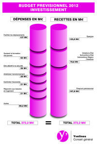 Budget prévisionnel d'investissement 2012