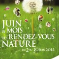 Affiche des Rendez-vous nature 2012