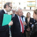 Alain Shmitz, Président du Conseil général, visite le foyer Carpentier