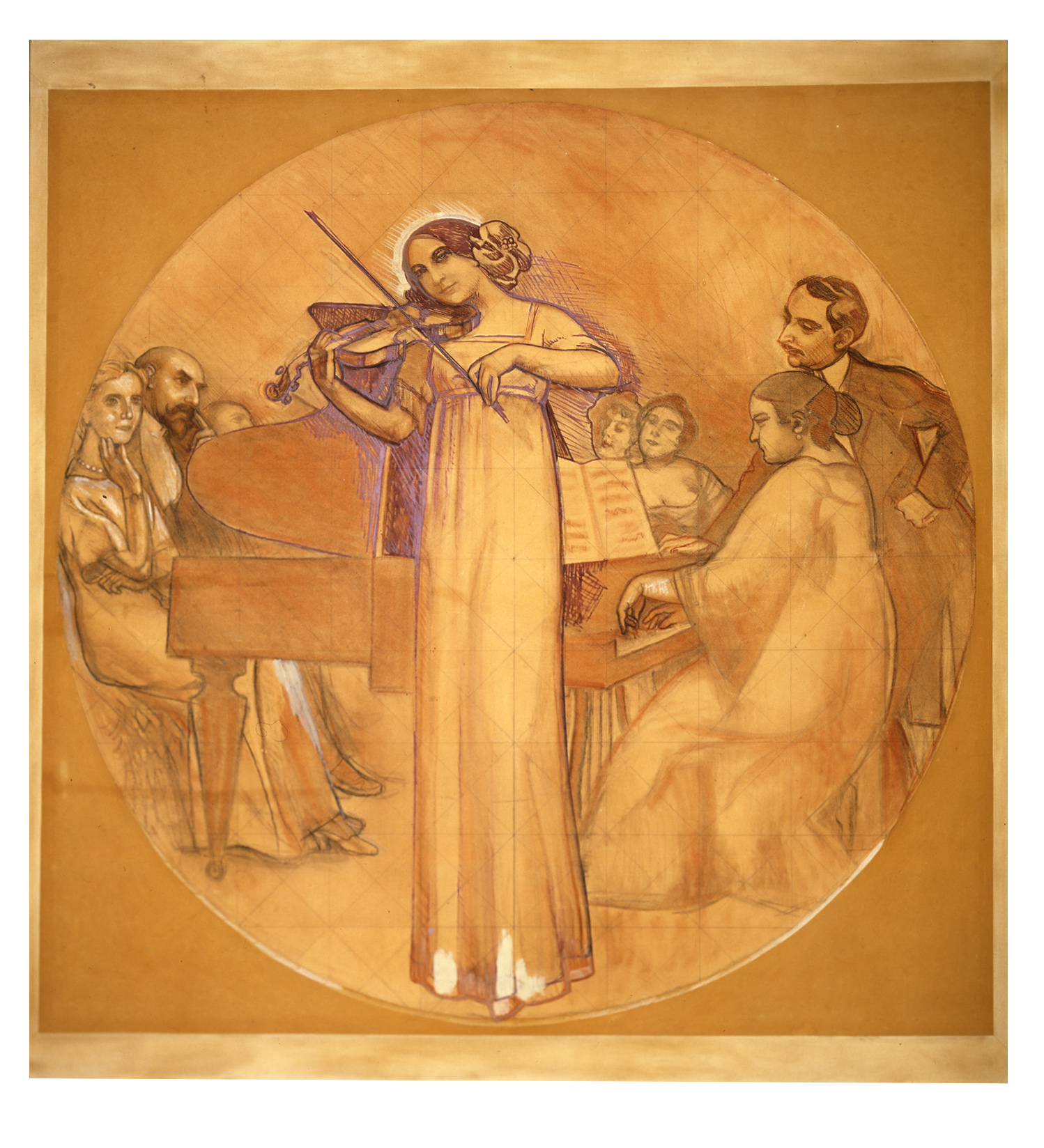 Maurice Denis, La sonate, esquisse pour le théâtre des Champs-Élysées, 1912 © ADAGP Paris 2012