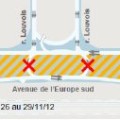 Carrefour Louvois fermé en continue du 26 au 29/11/2012