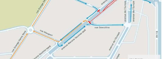 restriction ponctuelle de circulation avenue Morane Saulnier sud