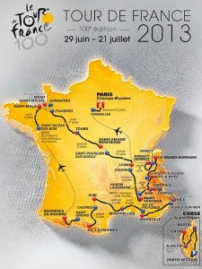 Parcours Tour de France 2013
