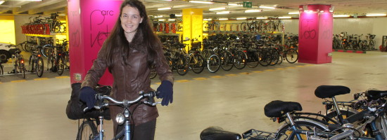 Un parc à cycles gratuit à la gare RER