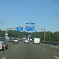 L'autoroute A12.