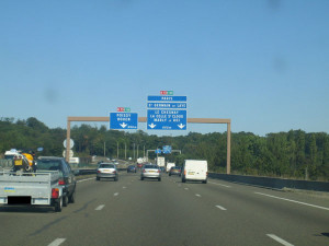 L'autoroute A12.