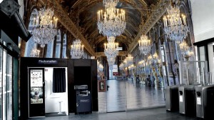 La Galerie des Glaces, l'une des trois images proposées aux clients de la gare.