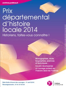 prix departemental d'histoire locale 2014