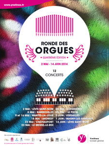 Affiche ronde des orgues