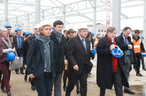 visite de chantier pôle multimodal