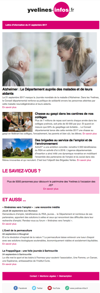 Lettre d'information