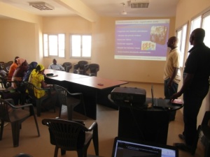 Les participants réunis pour la formation