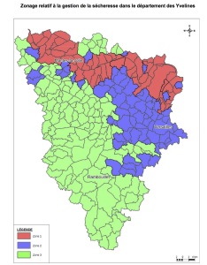 Yvelines zonage secheresse