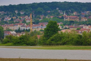 La Seine a englouti les terres agricoles yvelinoises (comme ici à Triel-sur-Seine).