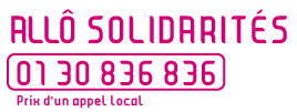 Allo Solidarités : 01 30 836 836