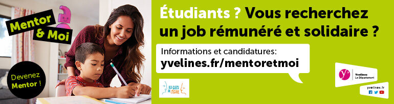 Mentor & Moi Yvelines - Candidatures devenir mentor