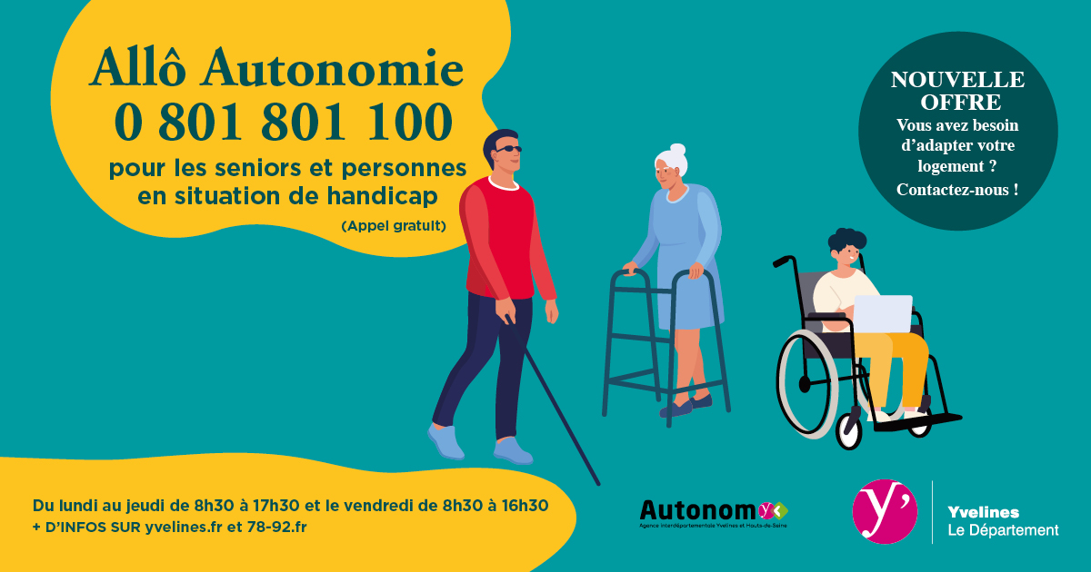 Nouvelle offre "Allô Autonomie" - Conseil départemental des Yvelines